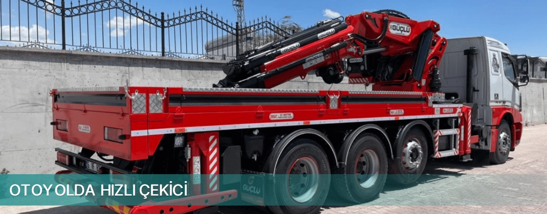 Buca İlçemi Otoyolda Hızlı Çekici
